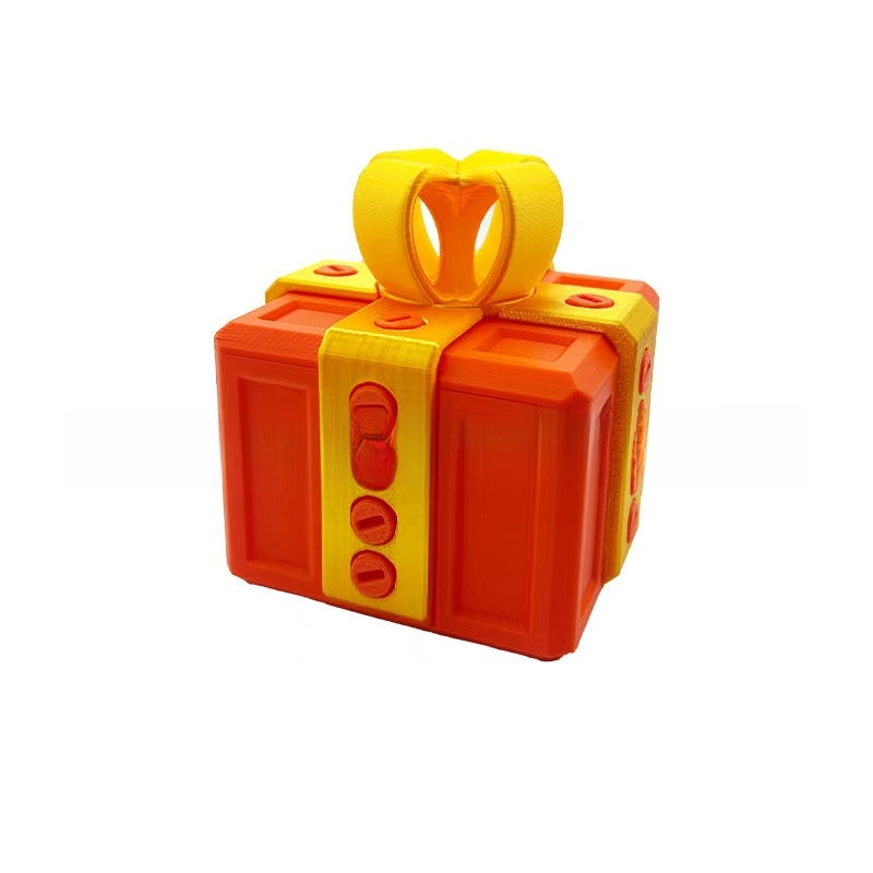 Small Plastic Prank Gift Box with Screws - Option of Middle Finger Prank to Put Inside