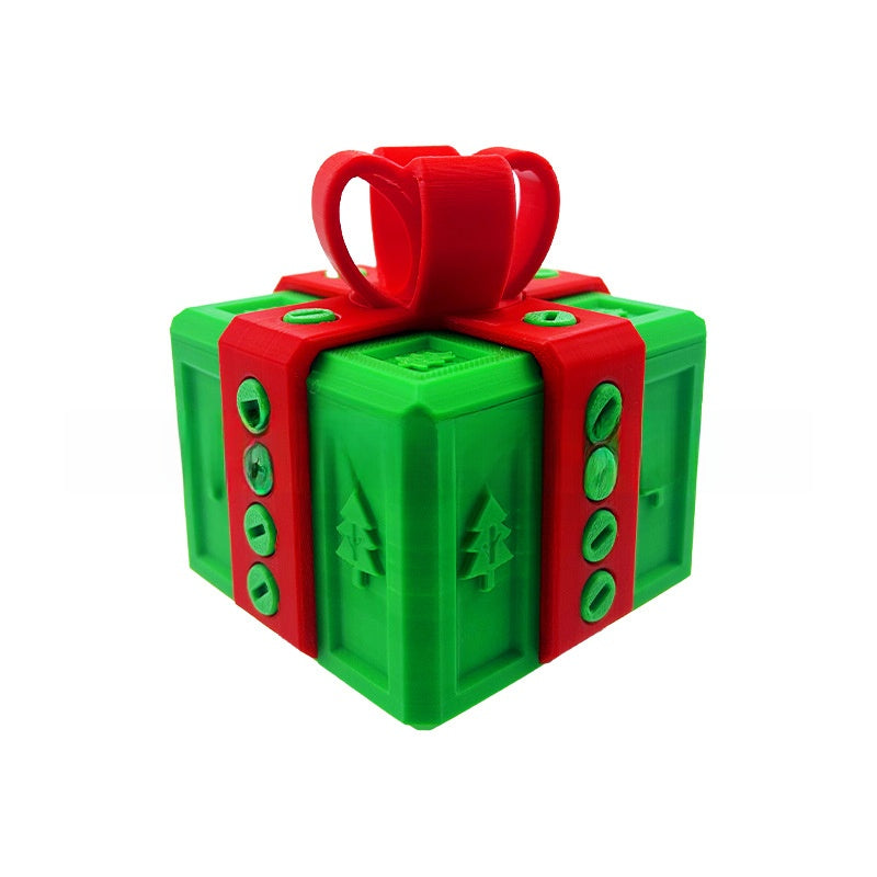 Small Plastic Prank Gift Box with Screws - Option of Middle Finger Prank to Put Inside