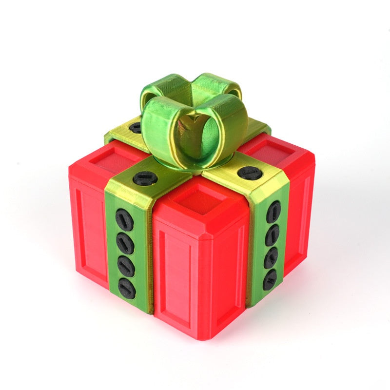 Small Plastic Prank Gift Box with Screws - Option of Middle Finger Prank to Put Inside