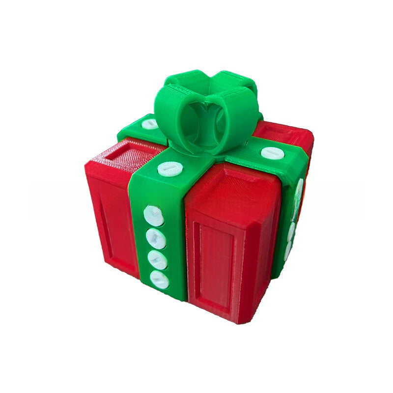 Small Plastic Prank Gift Box with Screws - Option of Middle Finger Prank to Put Inside