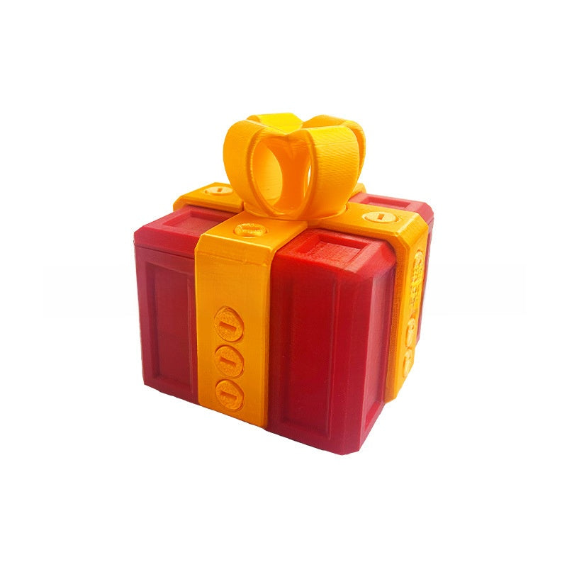 Small Plastic Prank Gift Box with Screws - Option of Middle Finger Prank to Put Inside