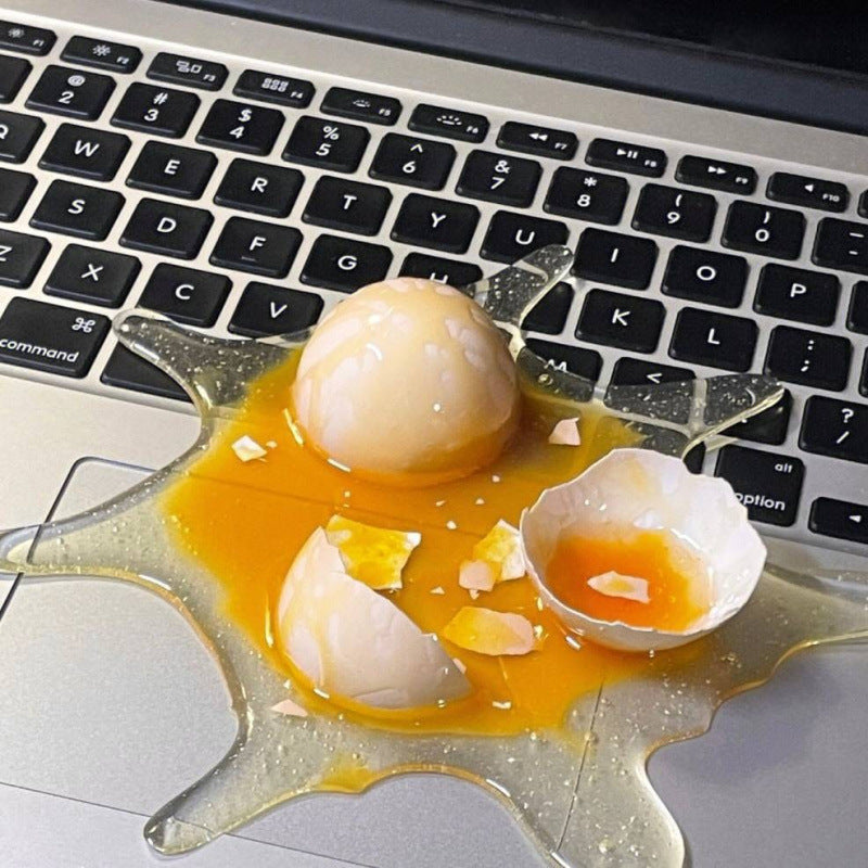 Broken Egg Prank that can be used as a Phone Holder
