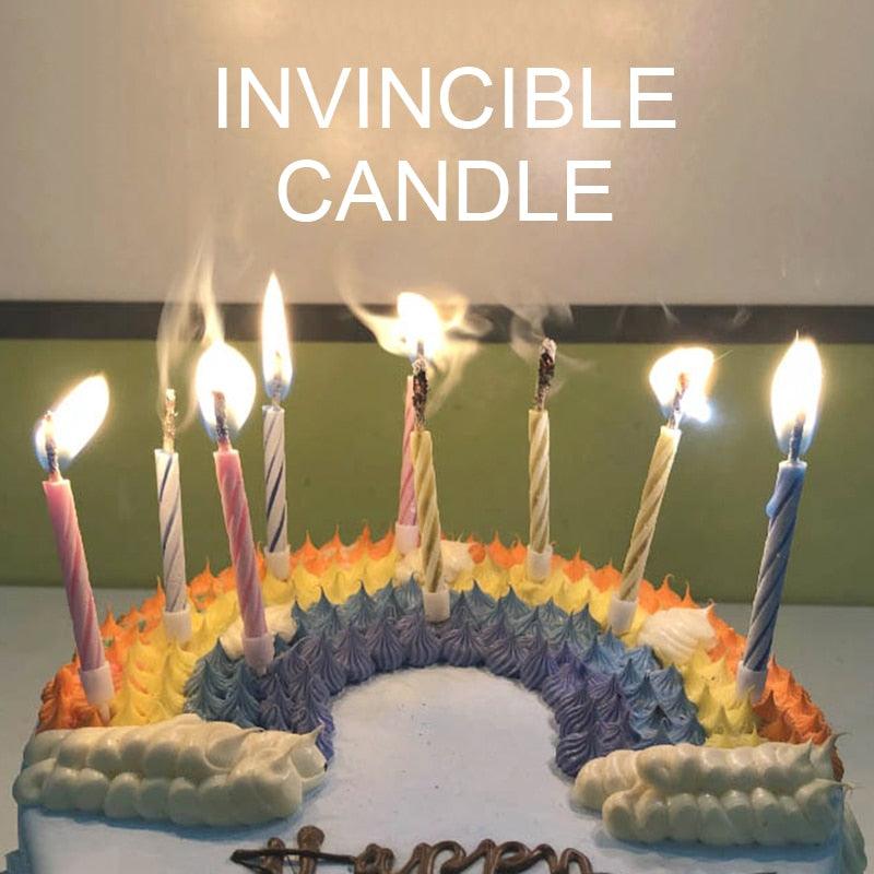 Trick Relighting Candle Kids Birthday Candle Magic Relighting Birthday Candles Fun Prank Kit For Party Celebration Cake Tricks and Decorations Gift Fun Cake Party Joke Party Decor Joke Colorful Candles